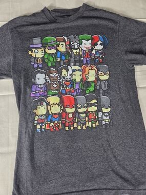 DC Originals Chibi Justice League Villains Graphic Tee Youth XL Adult XS